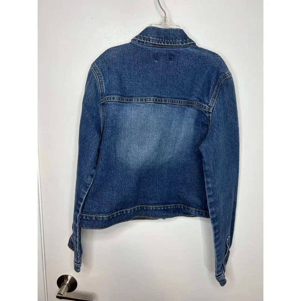 Childrens Place Girl's Denim Jean Jacket Blue ~ Size XL (14)